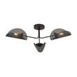 Lampa sufitowa GOMEZ 3 BLACK czarny (1171/3) - Emibig