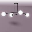 Lampa sufitowa HALLDOR 4 BLACK czarny (1024/4) - Emibig