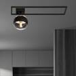 Lampa sufitowa IMAGO 1B BLACK/STRIPE czarny (1132/1B) - Emibig