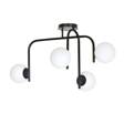 Lampa sufitowa KALF 4B BLACK czarny (1030/4B) - Emibig