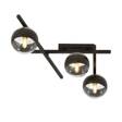 Lampa sufitowa SMART 3 BLACK/STRIPE czarny (1105/3) - Emibig