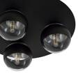 Lampa sufitowa SOLAR 3 BLACK/STRIPE czarny (1129/3) - Emibig