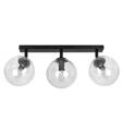 Lampa sufitowa TOFI 3 BL TRANSPARENT czarny (776/3) - Emibig