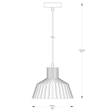 Lampa wisząca A8078-BK Zuma Line Dolia