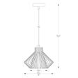 Lampa wisząca A8080-BK Zuma Line Dolia