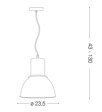 Lampa wisząca BREEZE SP1 137681 czarna Ideal Lux