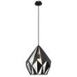 Lampa wisząca Eglo CARLTON 1 49255 kolor czarny