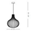 Lampa wisząca Ideal Lux Onion SP1 D23