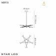 Lampa wisząca  Mantra Star LED 5915