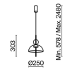 Lampa wisząca Maytoni Bangkok MOD185PL-L6B3K4