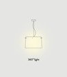 Lampa wisząca Slamp Woody White