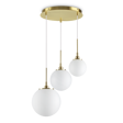 Lampa wisząca kaskadowa białe kule Ideal Lux Grape SP3