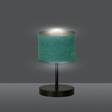 Lampka nocna HILDE LN1 BL GREEN czarny (1051/LN1) - Emibig