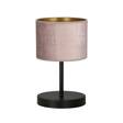 Lampka nocna HILDE LN1 BL ROSE czarny (1053/LN1) - Emibig