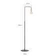 Lampka nocna JUKA LN1 BLACK czarny (580/LN1) - Emibig