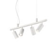 Minimalistyczna lampa wisząca Ideal Lux Dynamite SP4 biała