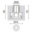 Nabuco 980H-L0103H-30 Oprawa najazdowa Novolux