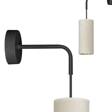 Natynkowa lampa ścienna BENTE K1 BL WHITE czarny (1059/K1) - Emibig