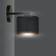 Natynkowa lampa ścienna HILDE K1 BL BLACK czarny (1054/K1) - Emibig