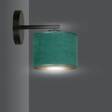 Natynkowa lampa ścienna HILDE K1 BL GREEN czarny (1051/K1) - Emibig