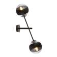 Natynkowa lampa ścienna LINEAR K2 BLACK/STRIPE czarny (1168/K2) - Emibig