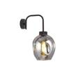 Natynkowa lampa ścienna LUKKA K1 BLACK/GRAFIT czarny (1163/K1) - Emibig