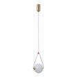 Nowoczesna Lampa wisząca Italux Rastia PND-34361-S-HBR-OPAL