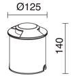 Oprawa najazdowa Novolux 645B-L0207A-04 Martina