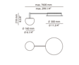 Plafon Estiluz Circ t-3820S