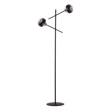 Podłodowa lampa LINEAR LP2 BLACK/STRIPE czarny (1168/LP2) - Emibig