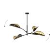 Sufitowy plafon LOTUS 4 BLACK/GOLD czarny (1106/4) - Emibig