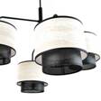 Wisząca lampa ARIGATO 4 MARBEL WHITE czarny (1192/4) - Emibig