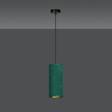 Wisząca lampa BENTE 1 BL GREEN czarny (1058/1) - Emibig