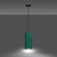 Wisząca lampa BENTE 1 BL GREEN czarny (1058/1) - Emibig