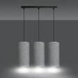 Wisząca lampa BENTE 3 BL GRAY czarny (1060/3) - Emibig