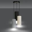 Wisząca lampa BENTE 3 BL PREMIUM MIX czarny (1068/3PREM) - Emibig