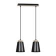 Wisząca lampa BOLERO 2 BLACK czarny (442/2) - Emibig