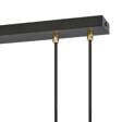 Wisząca lampa GLAM 4 BLACK/TRANSPARENT czarny (1114/4) - Emibig