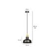 Wisząca lampa IBOR 1 BLACK czarny (1042/1) - Emibig