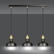 Wisząca lampa IBOR 3 BLACK czarny (1042/3) - Emibig