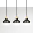 Wisząca lampa IBOR 3 BLACK czarny (1042/3) - Emibig