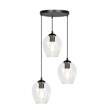 Wisząca lampa ISTAR 3 BL PREMIUM TRANSPARENT czarny (679/3PREM) - Emibig