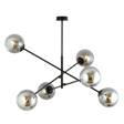 Wisząca lampa LINEAR 6 BLACK/GRAFIT czarny (1167/6) - Emibig