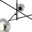 Wisząca lampa LINEAR 6 BLACK/GRAFIT czarny (1167/6) - Emibig