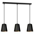 Wisząca lampa MILARGO 3 BLACK / GOLD czarny-Złoty (415/3) - Emibig