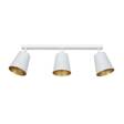 Wisząca lampa PRISM 3 WHITE / GOLD biały-Złoty (407/3) - Emibig