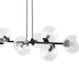 Wisząca lampa ROSSI 8 BL TRANSPARENT czarny (874/8) - Emibig