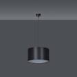 Wisząca lampa ROTO 1 BL BLACK/SILVER czarny-Srebrny (185/1) - Emibig