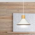 Wisząca lampa ROWEN 1 WHITE biały (1045/1) - Emibig