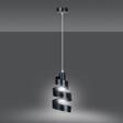 Wisząca lampa SAGA 1 BLACK czarny (352/1) - Emibig